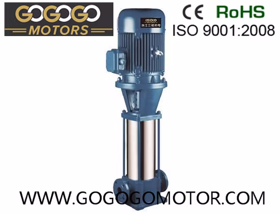 Cdl (F) Bomba eléctrica de tubería de acero inoxidable de alta presión Bomba centrífuga de refuerzo Bomba de agua limpia Bomba vertical multietapa